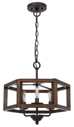 Renton Three Light Chandelier in Oak (225|FX-3761-3)