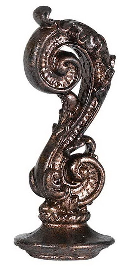 Metal Finials Finial in Rust (225|FA-5059A)