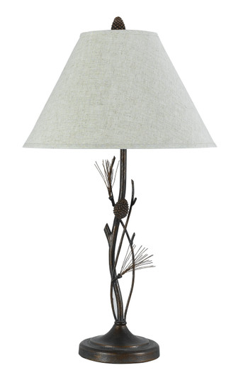 Pine One Light Table Lamp in Rust (225|BO-961TB)