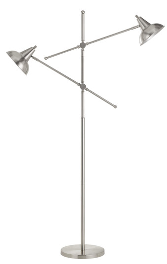 Canterbury Two Light Floor Lamp in Brushed Steel (225|BO-2794FL-BS)