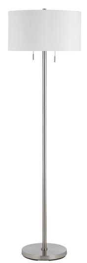 Calais Two Light Floor Lamp in Brushed Steel (225|BO-2450FL-BS)