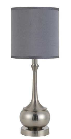 Tapron One Light Table Lamp in Brushed Steel (225|BO-2256TB-BS)