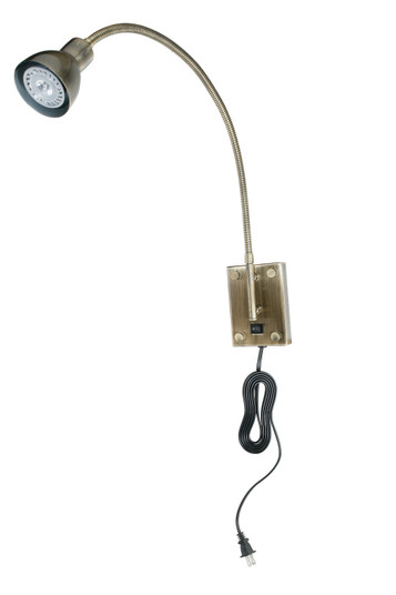 Led Gooseneck LED Wall Lamp in Antique Brass (225|BO-119-AB)