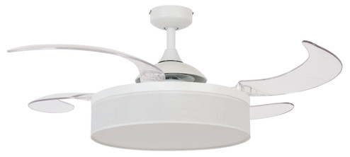 Fraser 48``Ceiling Fan in White and Transparent (457|51103001)