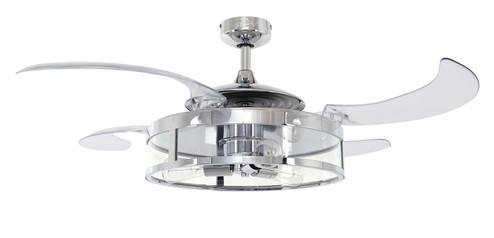 Classic 48``Ceiling Fan in Chrome and Clear (457|212926010)