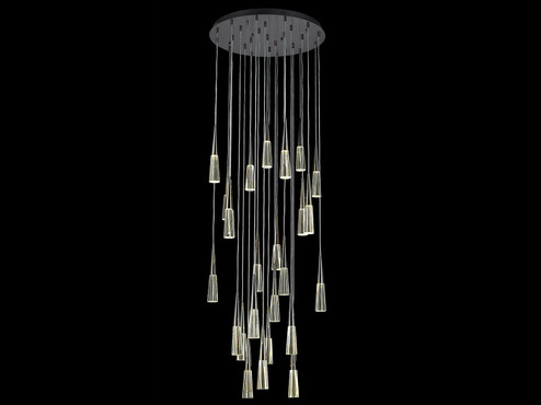 Encino 25 Light Flush Mount Pendant in Gun Metal (192|HF7725-GM)