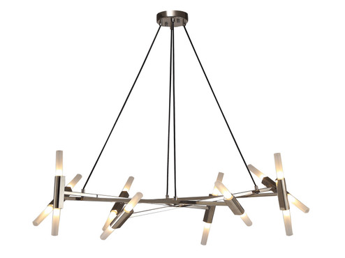 Manhattan Ave. 16 Light Chandelier in Polished Nickel (192|HF6016-PN)