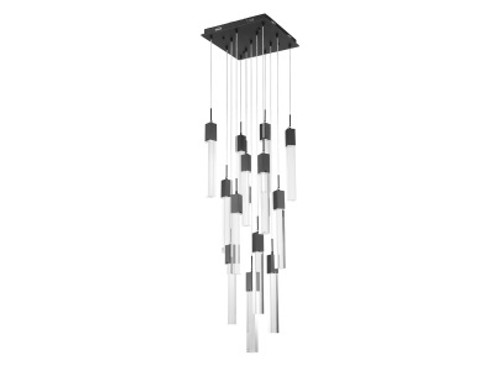 The Original Glacier Avenue 13 Light Pendant in Black (192|HF1905-13-GL-BK-C)