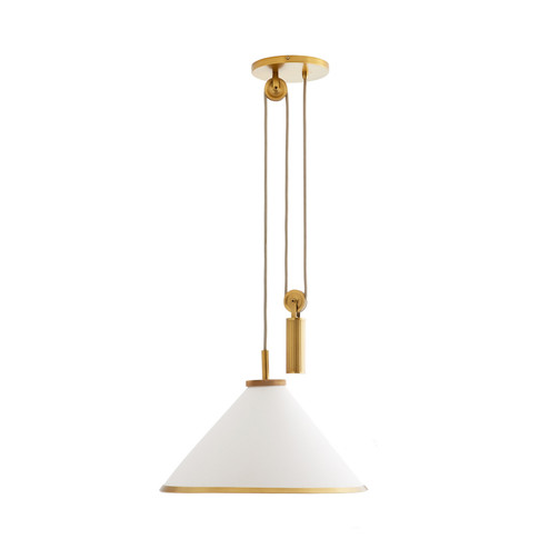 Norfolk One Light Pendant in White (314|49788)