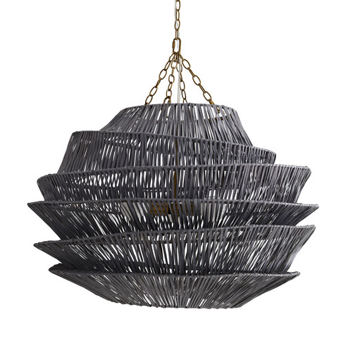 Barton Three Light Pendant in Dark Gray Wash (314|45085)