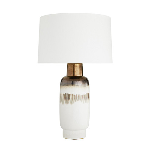 Quinn One Light Table Lamp in Bronze and Rose Glaze (314|15072-371)