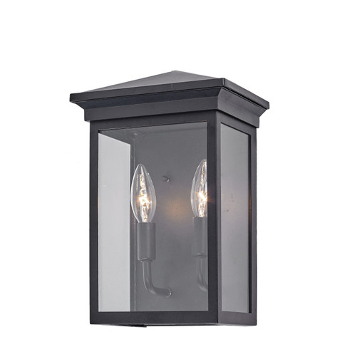 Gable Two Light Outdoor Wall Mount in Black (78|AC8161BK)