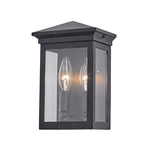 Gable Two Light Outdoor Wall Mount in Black (78|AC8160BK)