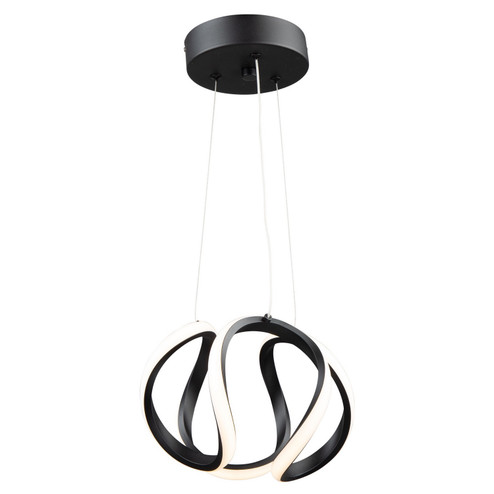 Mira LED Pendant in Black (78|AC7637BK)