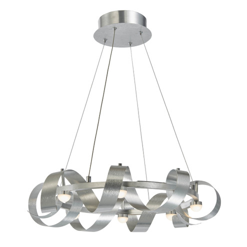 Rolling Hills LED Chandelier in Brushed Aluminum (78|AC7210BA)