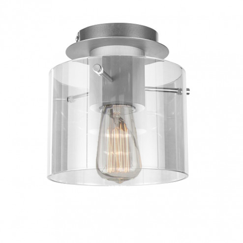 Henley One Light Flush Mount in Brushed Aluminum & Clear Glass (78|AC11525CL)
