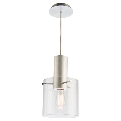 Henley One Light Pendant in Brushed Aluminum & Clear Glass (78|AC11520CL)
