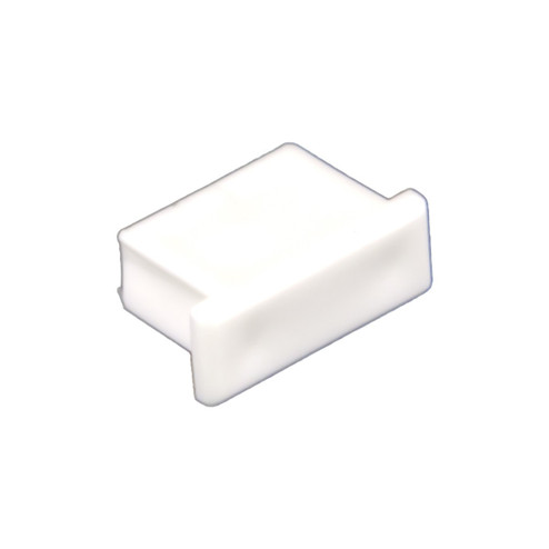 Extrusion End Cap in White (303|PE-AA1-END)