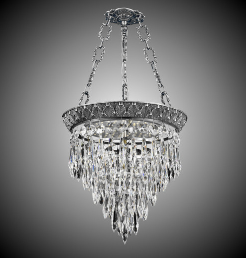 Corinthian Three Light Pendant in Antique Silver (183|PD8312-U-10G)