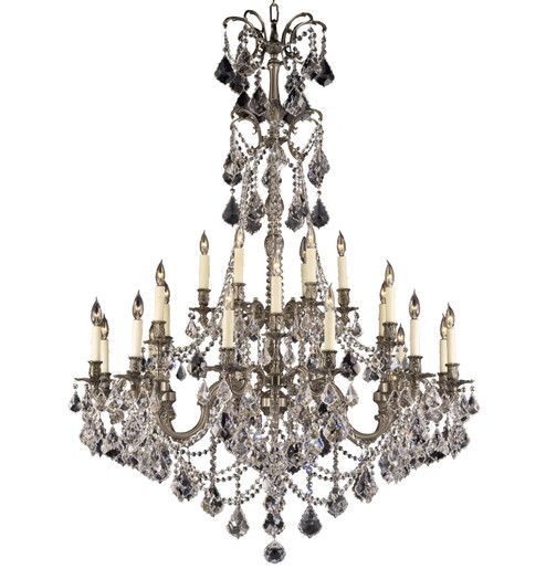 Sterling 24 Light Chandelier in White Nickel (183|CH9866-O-10W-ST)