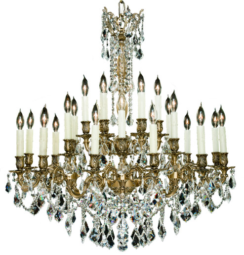 Elise 24 Light Chandelier in French Gold Glossy (183|CH9322-O-03G-PI)