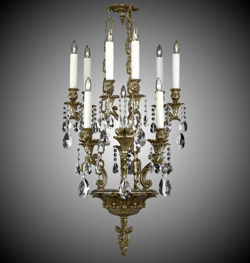 Blairsden Nine Light Chandelier in Polished Brass w/Umber Inlay (183|CH9009-ALN-01G-PI)