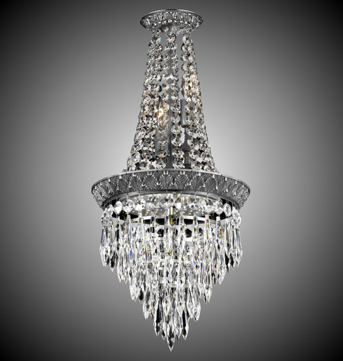 Corinthian Six Light Chandelier in Satin Nickel (183|CH8712-U-07G)