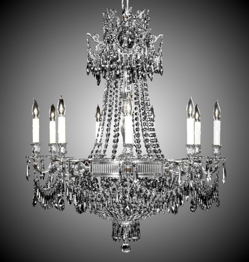 Valencia 18 Light Chandelier in Antique White Glossy (183|CH8143-P-04G-ST)