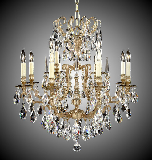 Parisian 12 Light Chandelier in Palace Bronze (183|CH7031-O-21S-PI)