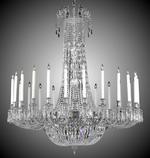 Finisterra 24 Light Chandelier in Silver (183|CH2344-P-08G-PI)