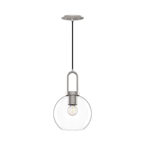 Soji One Light Pendant in Brushed Nickel/Clear Glass (452|PD601608BNCL)