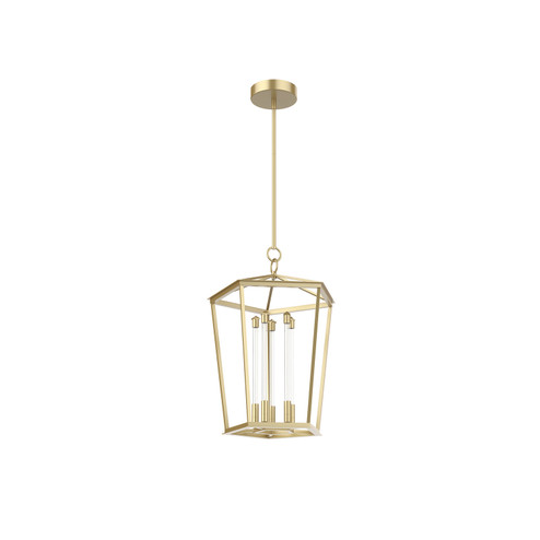 Delphine LED Pendant in Natural Brass (452|PD317122NB)