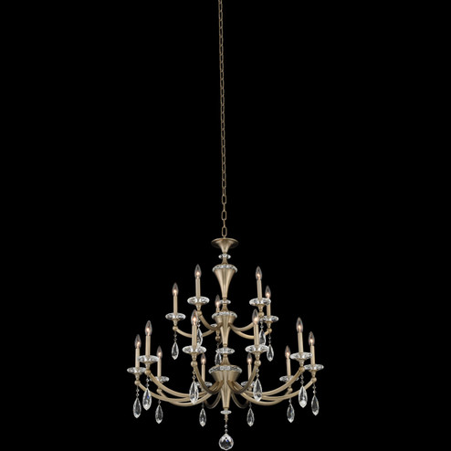 Floridia 15 Light Chandelier in Matte Brushed Champagne Gold (238|012173-045-FR001)