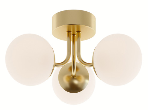 Metropolitan LED Flush Mount in Satin Brass (162|METC15L30D1SB)