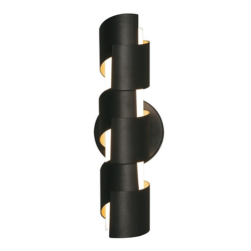 Louie LED Wall Sconce in Black and Gold (162|LOUS0512L30D1BK)