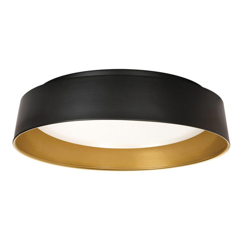 Duncan LED Flush Mount in Black and Gold (162|DUNF20LAJUDBKGD)