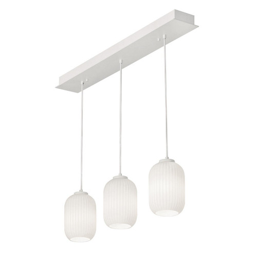 Callie Three Light Pendant in White (162|CALP05WHLNR3)