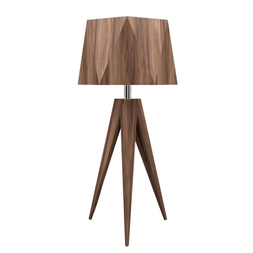 Facet One Light Table Lamp in American Walnut (486|7048.18)