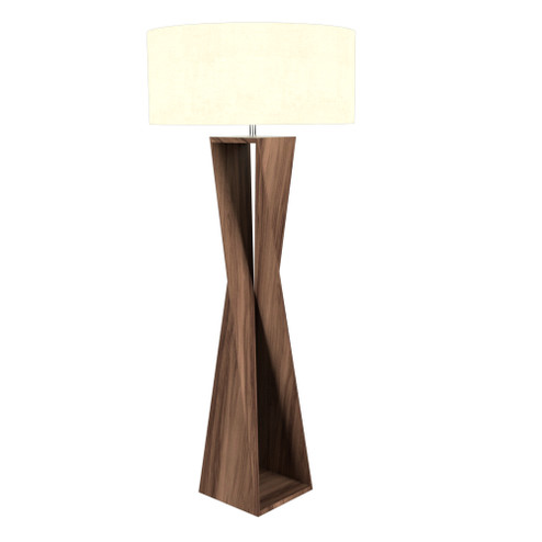 Spin One Light Floor Lamp in American Walnut (486|3029.18)