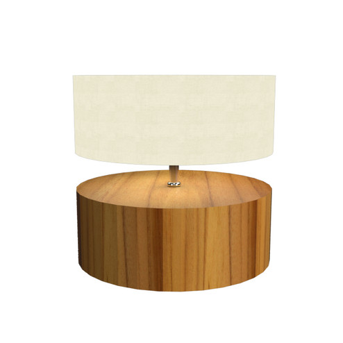 Cylindrical One Light Table Lamp in Teak (486|145.12)