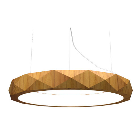 Facet LED Pendant in Teak (486|1359LED.12)