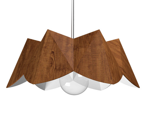 Physalis One Light Pendant in Imbuia (486|1299.06)