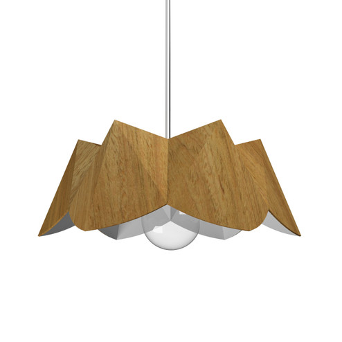 Physalis One Light Pendant in Louro Freijo (486|1281.09)