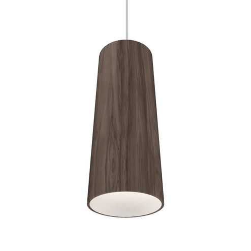 Conical One Light Pendant in American Walnut (486|116.18)