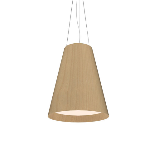 Conical LED Pendant in Maple (486|1146LED.34)
