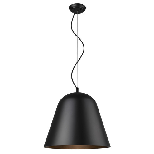 Knell One Light Pendant in Matte Black (106|TP30075BK)