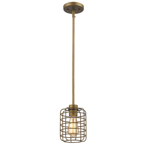 Lynden One Light Pendant in Raw Brass (106|IN21331RB)