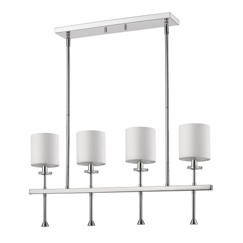 Kara Four Light Island Pendant in Polished Nickel (106|IN21042PN)