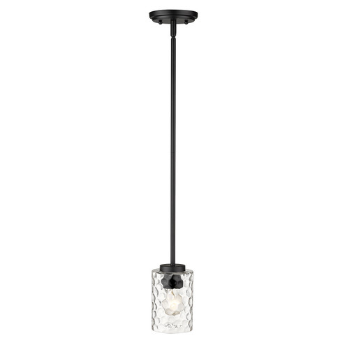 Livvy One Light Pendant in Matte Black (106|IN20014BK)