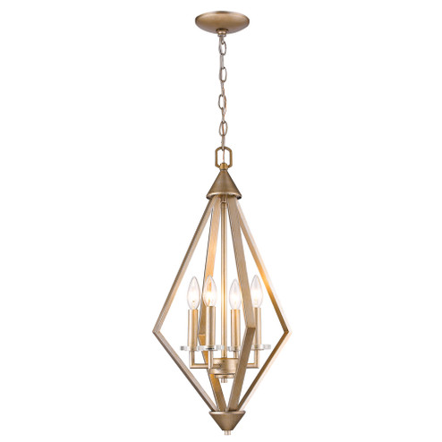 Easton Four Light Pendant in Washed gold (106|IN11315WG)